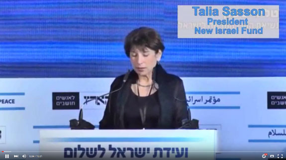 [image - Talia Sasson - Haaretz Peace Conference - Youtube Screen Grab - 575x323]