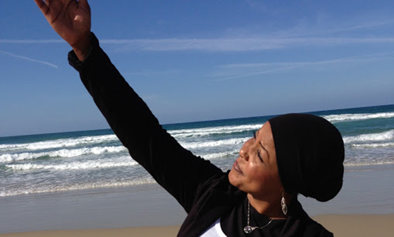 photo of Bedouin activist Amal Alnasasra - photo by Sliman Abu Zaed