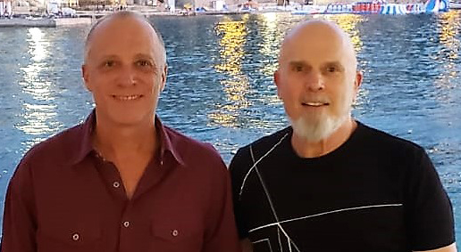 photo of JR Dreyer (right) with his husband Jonathan Cutler