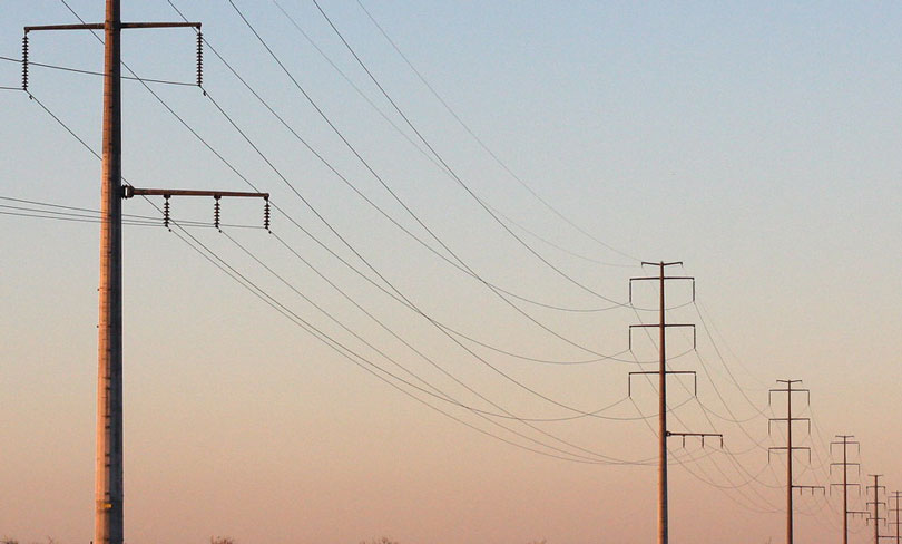 Electric poles and cables