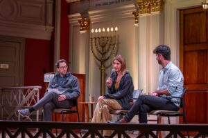 Sally Abed and Alon-Lee Green at Sixth & I Synagogue