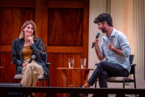 Sally Abed and Alon-Lee Green speak at Sixth & I Synagogue