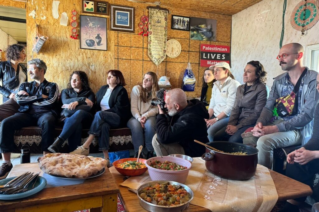 NIF Staff at the home of Nasser Nawa'jah