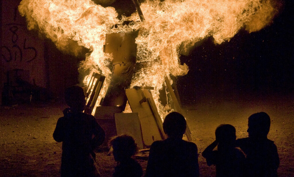 A bonfire for Lag Ba'Omer