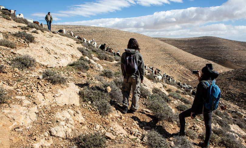 A settler in the South Hebron Hills