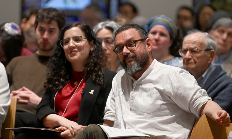 Participants at the Smol Emuni (Faithful Left) Conference in New York City